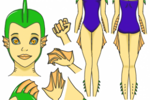 Водница Баббл Блю (ОС персонаж)