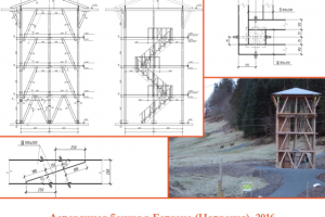 Деревянная башня в Бергене (Норвегия), 2016