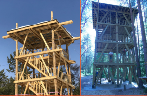 Деревянные башни в Якутске и Лен. области, 2016