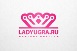 Логотип для сайта женских новостей ХМАО Ladyugra