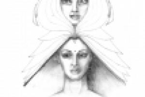 Эскиз для плаката книжного магазина