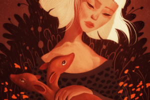 Девушка и олень