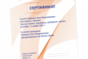 Сертификат тренинг-центра «Индиго», 2007