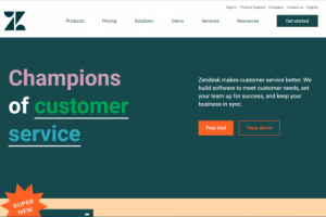 Верстка сайта Champions of customer service