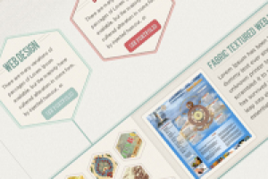 Дизайн сайта в стиле Ретро