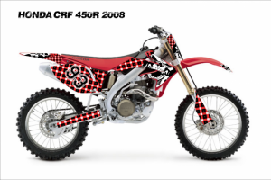 Дизайн наклеек на мотоцикл.