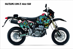 Дизайн наклеек на мотоцикл.