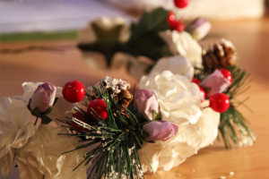 Рождественский венок в Бохо стиле