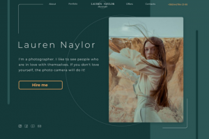 Web-design для фотографа