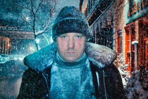 Подбор тематического фона для зимнего фото