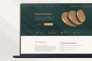 Дизайн сервиса Reneissanse - онлайн брокер