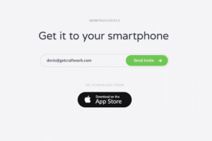 Форма отправки №3. Application for your iPhone