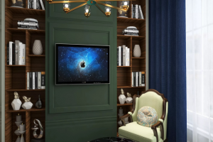 Небольшая гостиная в классическом стиле.