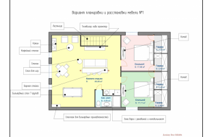 Загородный дом с бильярдом. Вариант №1