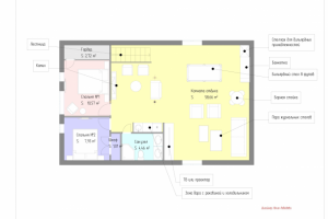 Загородный дом с бильярдом. Вариант №3