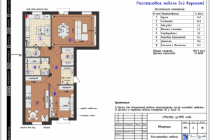Расстановка мебели