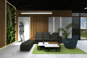 офис в стиле итальянский минимализм