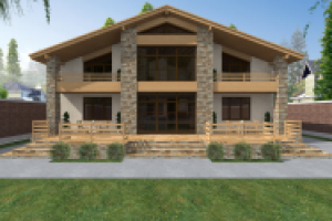 Дом в стиле шале