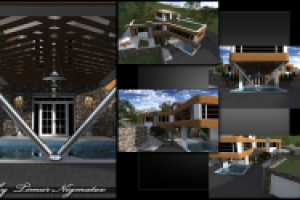 минимализм, проект частного дома