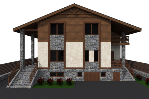 Дом в стиле шале