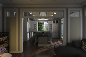 Дизайн кухни в скандинавском стиле