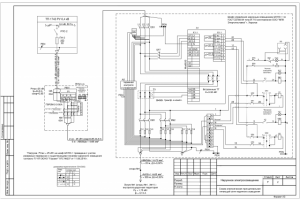 Однолинейная схема подключения наружного освещения
