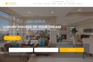 Дизайн сайта строительной компании