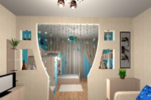 Зонирование комнаты