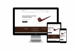 Дизайн интернет-магазина по продаже трубок