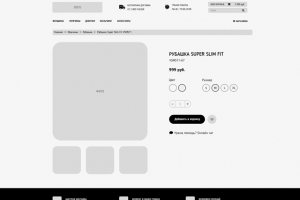 Страница товара интернет-магазина