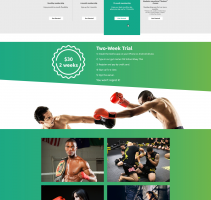 Thai boxing template