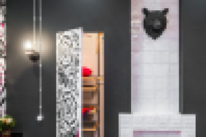 Камин в интерьере комнаты