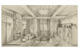 Ручной эскиз. Карандаш А3