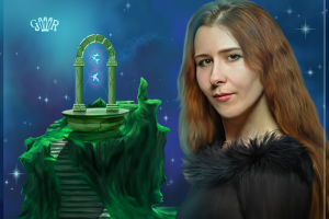 Автопортрет. Диджитал арт.