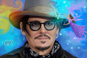 Джонни Депп. Диджитал арт.