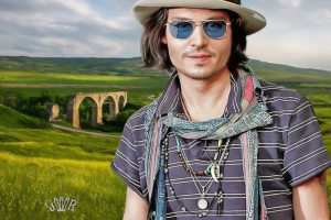 Джонни Депп. Диджитал арт.