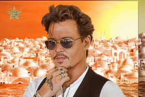 Джонни Депп. Диджитал арт.