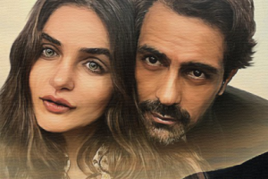 стилизация масляной живописи. Габриелла и Арджун Рампал.