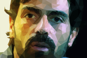 Полигональный портрет.