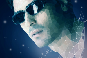 Полигональный портрет.