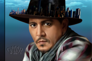 Портрет Джонни Депп.