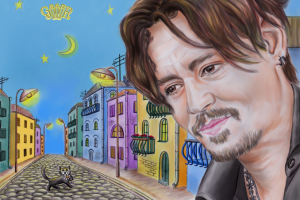 Иллюстрированный портрет. Джонни Депп