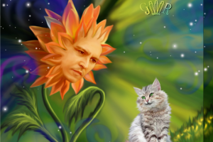 Космический цветок