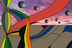 Преображение лопнувшего автобусного стекла.