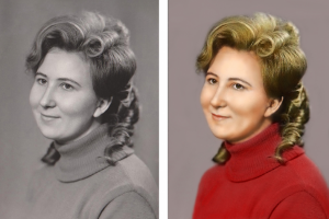 Оцветнение. Ретушь.