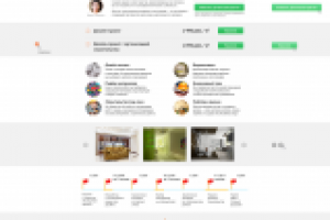 Промо страница дизайнеров интерьера «2 Архитектора»