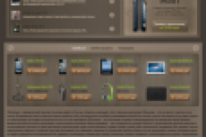 Дизайн главной интернет магазина Яблоленд