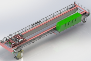 Кран мостовой двухтележечный
