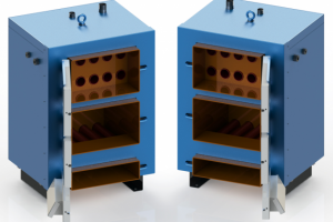 Котел твердотопливный