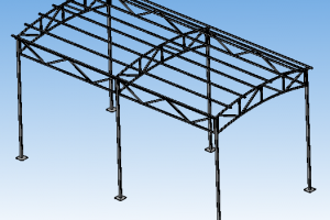 Навес 6000х3000х3000